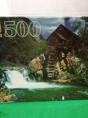 Dead Horse Mill Golden Guild 500-Piece Puzzle  Rustic Watermill